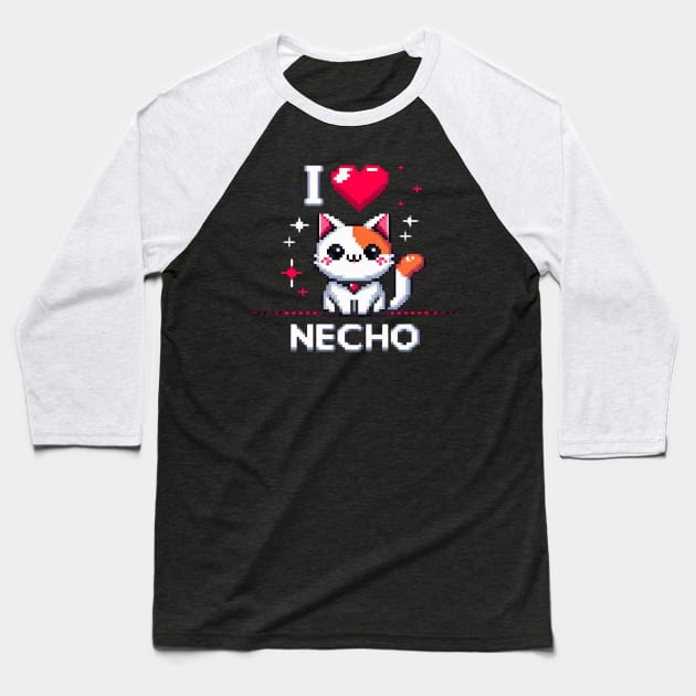 Necho Baseball T-Shirt by unn4med